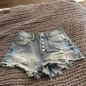 Blue Jean Shorts